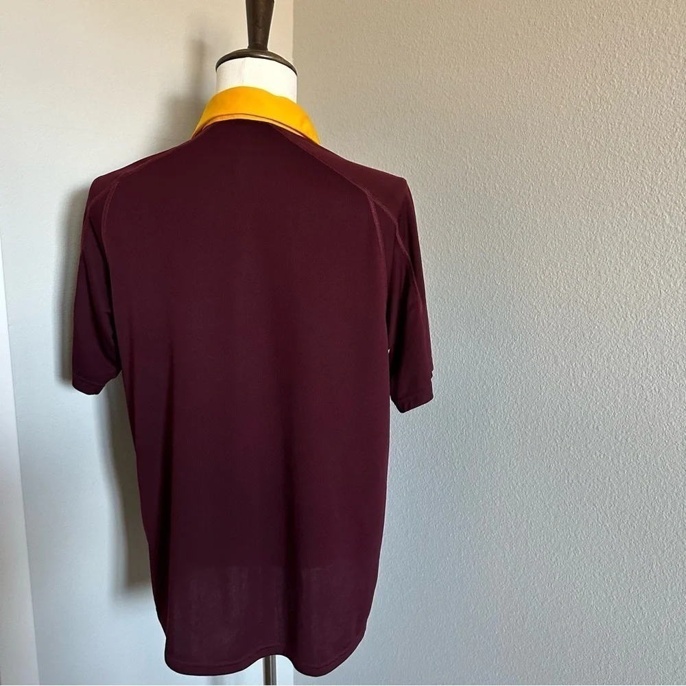 adidas Mens ASU Sun Devils Rugby Polo Shirt